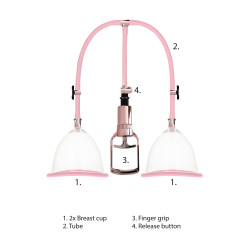 Pumped Pompe à seins LARGE - Rose Gold
